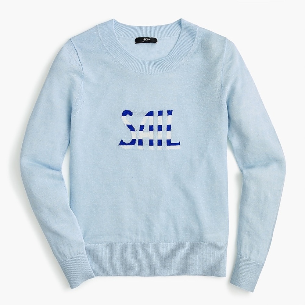 J Crew NWT Blue Sail Sweater
